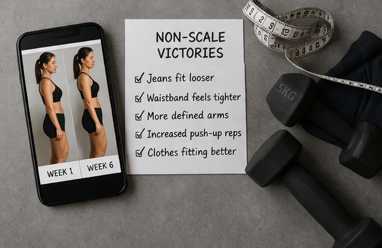fitness progress tracker non scale results