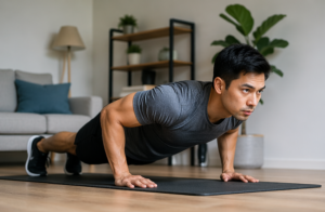 full-body home workout push-up