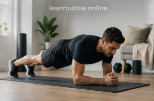 home plank exercise