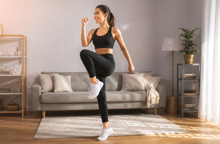 low impact cardio at home knee friendly