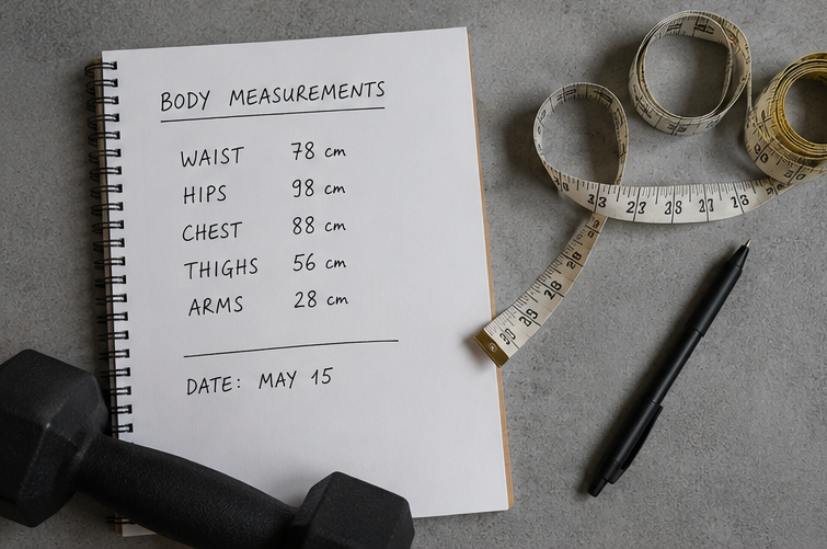 body measurements for fat loss