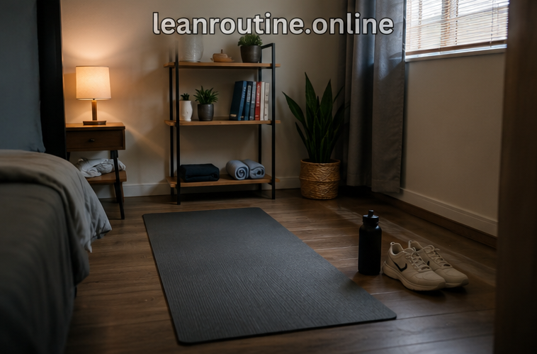 small bedroom workout corner