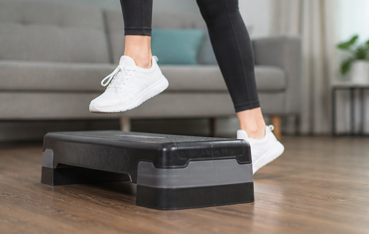 step up exercise low impact cardio at home