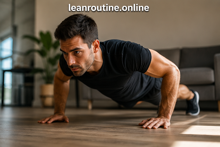 consistent home fitness routine